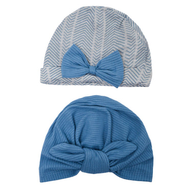 Ok Baby 2 Pcs Turban Caps Set